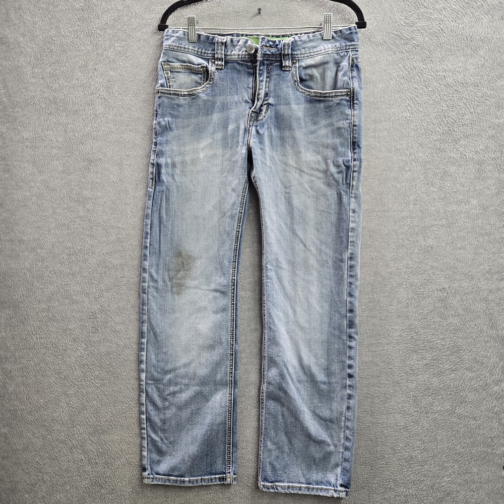 Rock & Roll Denim Men Jeans 30X30 Light Blue Pistol Straight Leg Petite READ